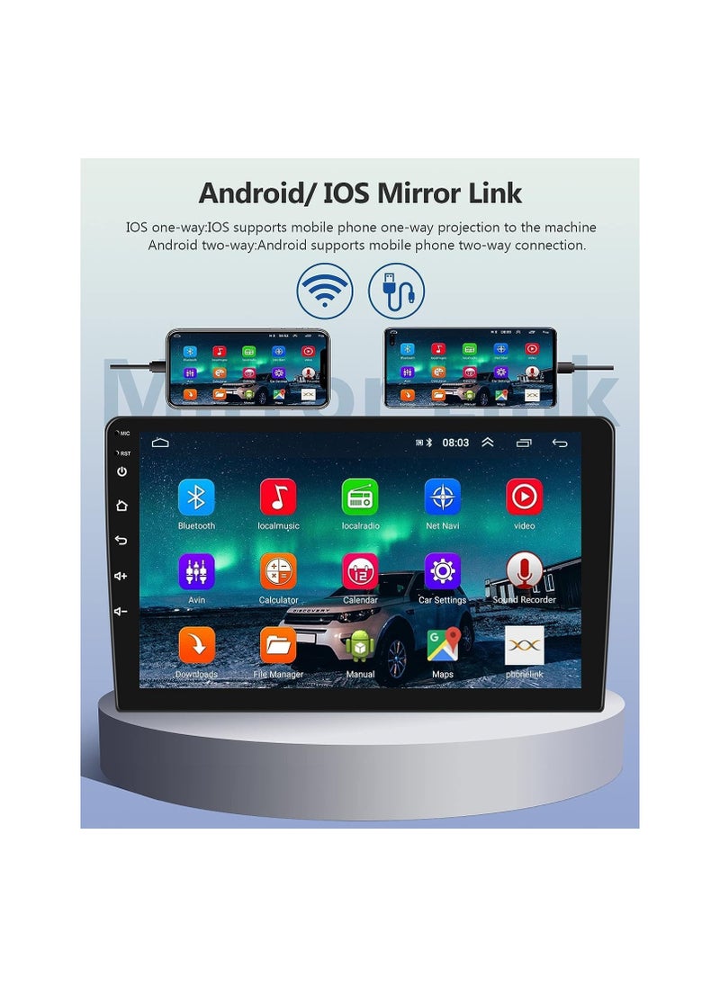 SHEZA STAR Android Car Stereo for Suzuki Swift 2017-2023 2GB RAM 32GB ROM MirrorLink WiFi BT 9 Inch Support Apple Carplay, IPS Touch Screen with AHD Camera Included  - Image 3