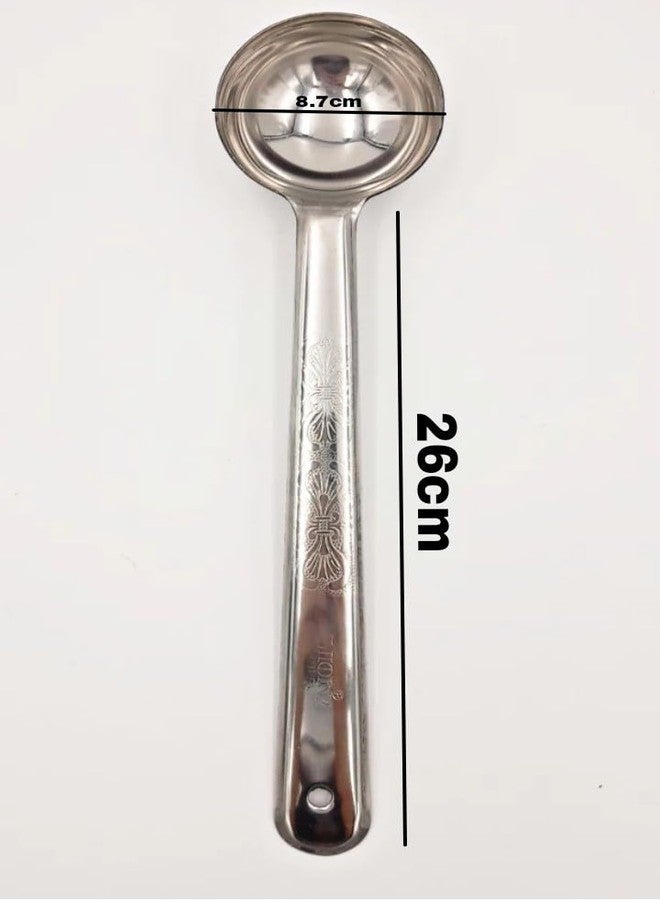SHLINCO SHLINCO Jointless Stainless Steel Ladle ladles Spoon for Cooking Work in Kitchen,(1 Piece 30_cm) Stainless Steel Serving Spoon (Pack of 1) - Image 4