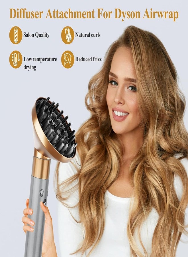 SWAZVAC Hair Diffuser Curl Attachment for Dyson Airwrap, HS01 HS05 Models, Wave Mode - Image 5