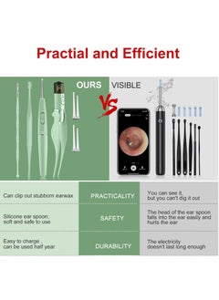 KASTWAVE Ear Cleaning Kit with LED Light, 8 Pack Ear Cleaning Tool, Ear Pick with 2 LED Lights, Earwax Spoon Digger & Tweezers for Ear Cleaning Tool Set  - Image 2