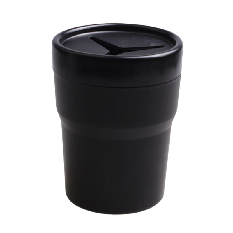 Black Car Cup Holder Organizer For Coins Phone Cards Storage Vehicle Easy Installation Space Saving Design - Image 2
