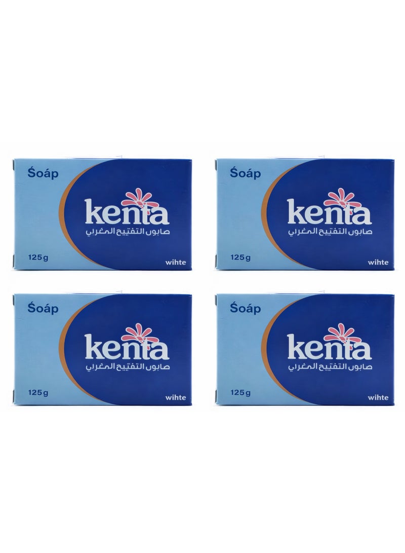 كنتا صابون كنتا لتفتيح البشرة وتبييض المناطق الحساسة 125جم عرض 4 قطع - Image 1