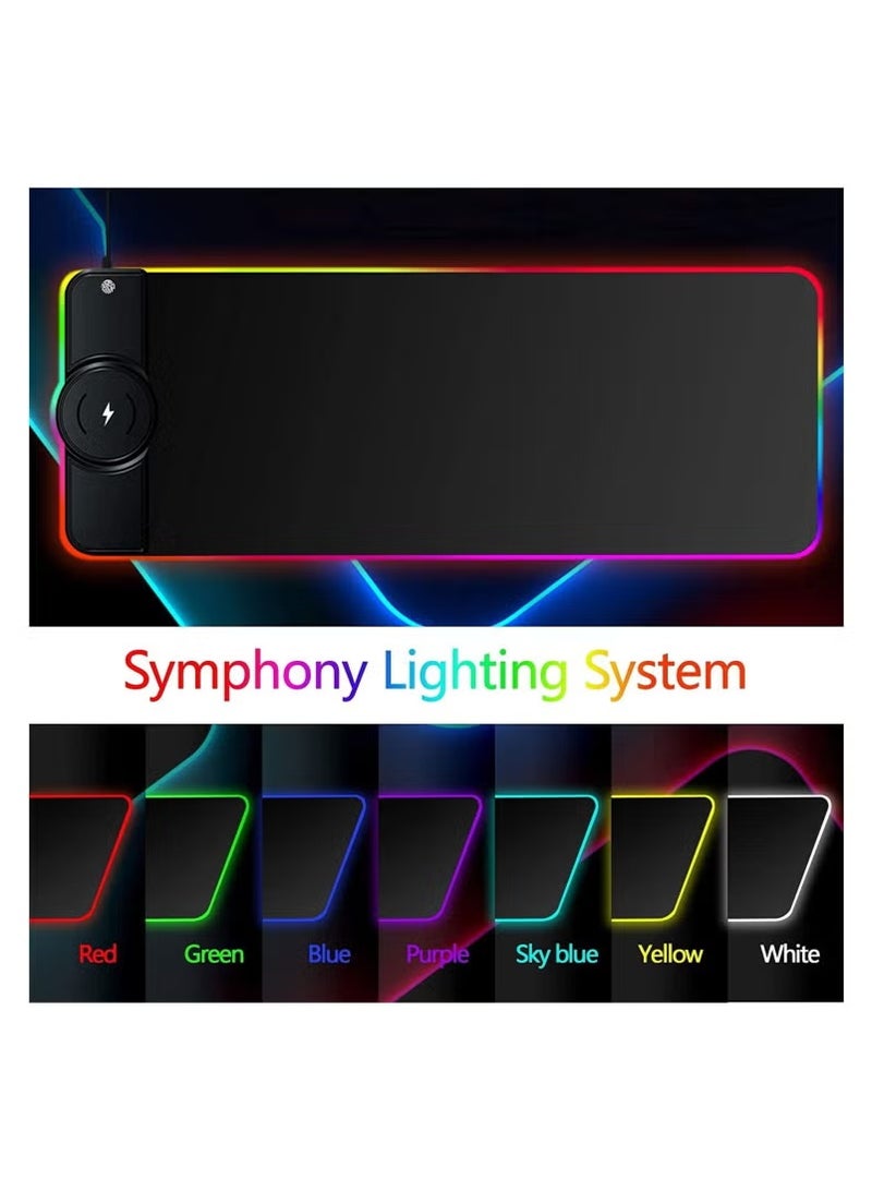 Wireless Charging Mouse Pad – Ultimate Gaming & Comfort Experience - Image 1