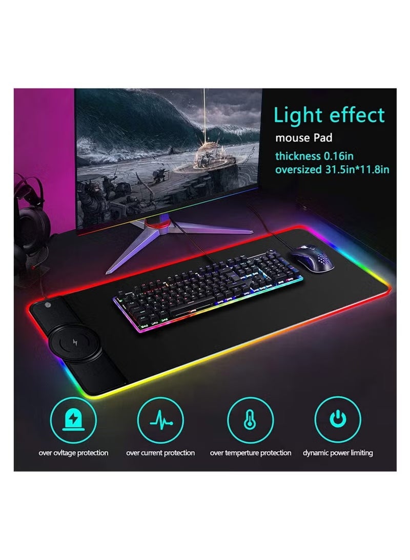 Wireless Charging Mouse Pad – Ultimate Gaming & Comfort Experience - Image 2