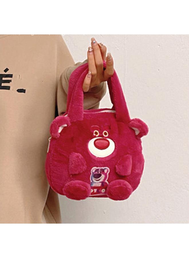 NIBEMINENT Lovely Cartoon Plush Handbag Soft Anime Multi Functional Small for Children Type 4 Free Size  - Image 4