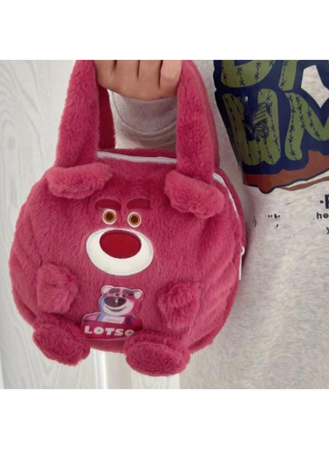 NIBEMINENT Lovely Cartoon Plush Handbag Soft Anime Multi Functional Small for Children Type 4 Free Size  - Image 5