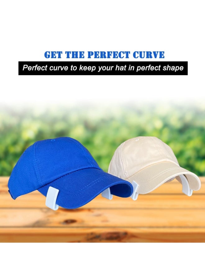 2PCS Hat Brim Bender Shaper Fixer - Adjustable Width Curving Tool for Baseball Caps, No Steaming Required with Self Adhesive Tape, Ideal Gift for Hat Lovers - Image 4