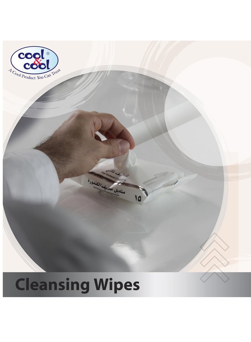 كول اند كول كاندورا مناديل مبللة 12 قطعة عبوة مزدوجة - Image 5