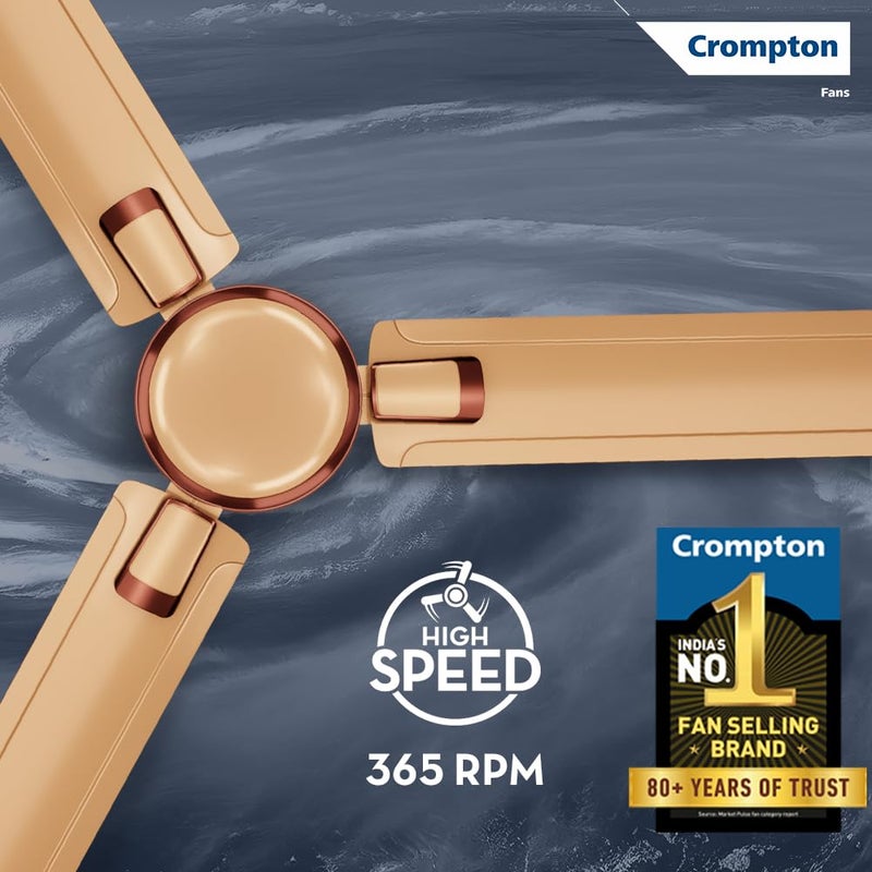 Crompton Crompton HIGHSPEED AMEO 1200mm 48 inch Ceiling Fan Copper Gleam Star rated energy efficient fan  - Image 5