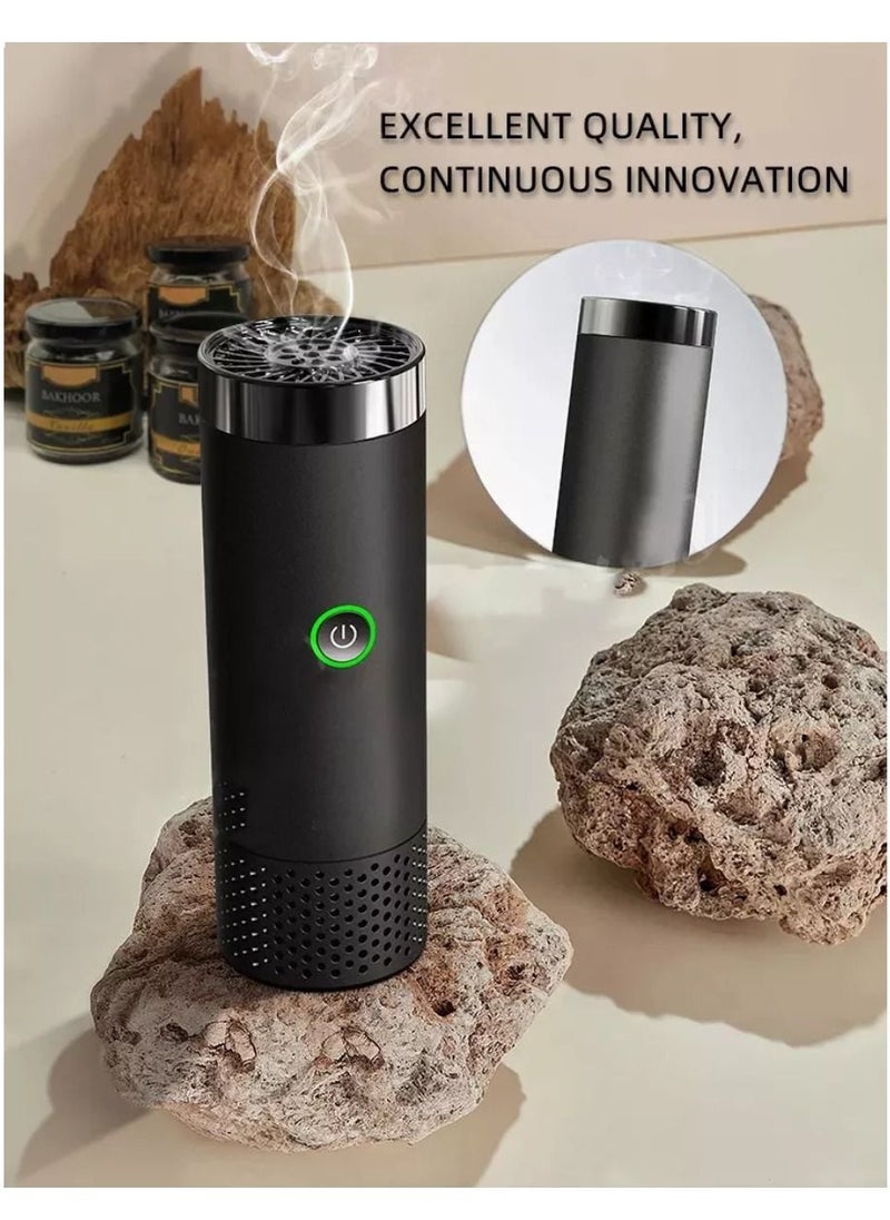 Bukhoor - New Electric Aroma Diffuser Comb And Car Incense Burner 2 in 1 Rechargeable Portable USB Type C Environment Aromatizer - Image 1