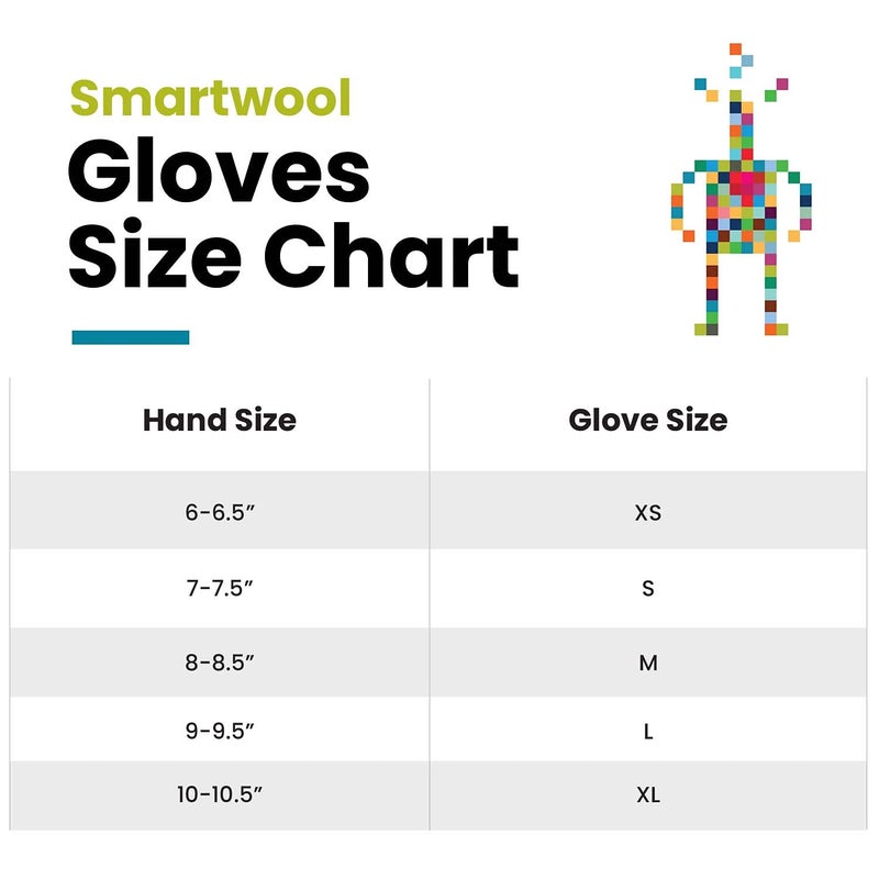 SmartWool قفاز ميرينو الحراري من سمارت وول | قفازات شتوية من صوف ميرينو متوافقة مع شاشة اللمس للرجال والنساء - Image 3