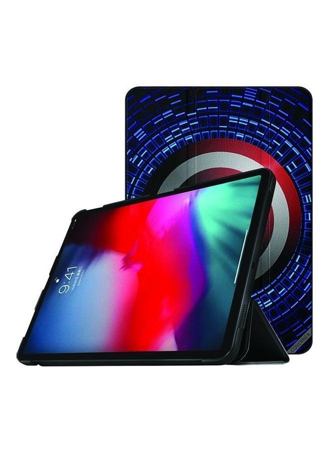 NIBEMINENT Captain America Shield Protective Case Cover For Apple iPad Pro 2nd Gen Multicolour - Image 3