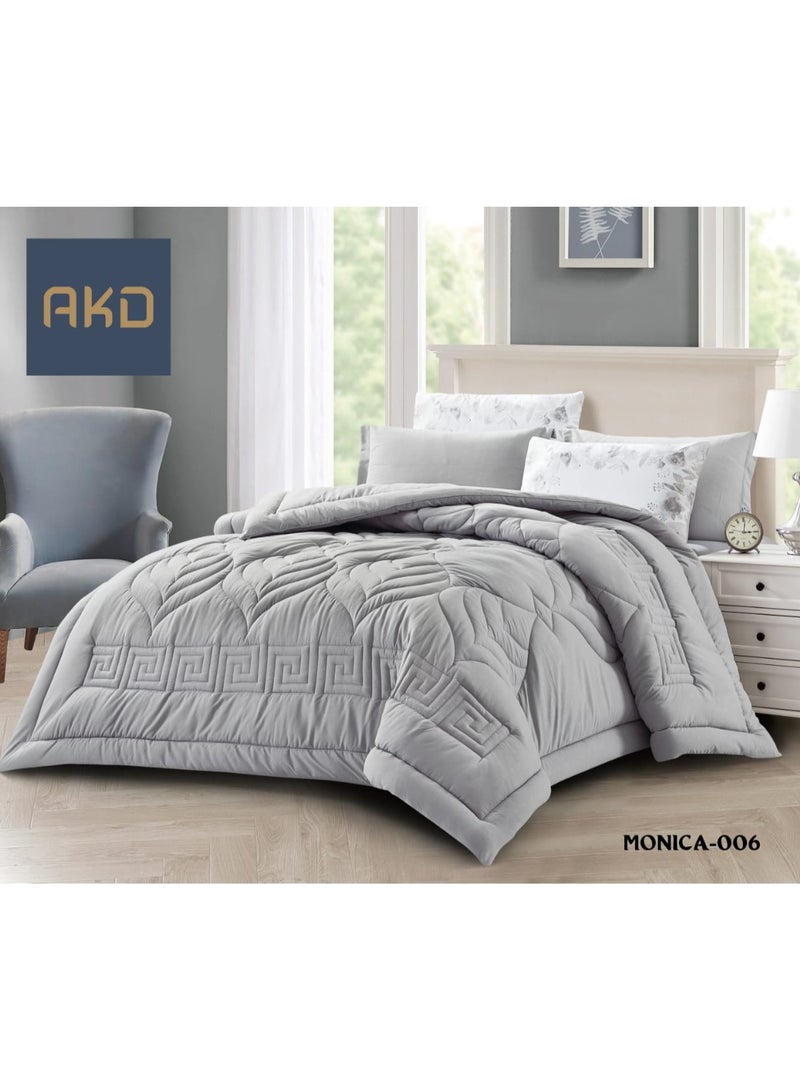 Summer floral double-sided mattress, two-sided system, excellent soft material, quilt, king size, 220 x 240 cm