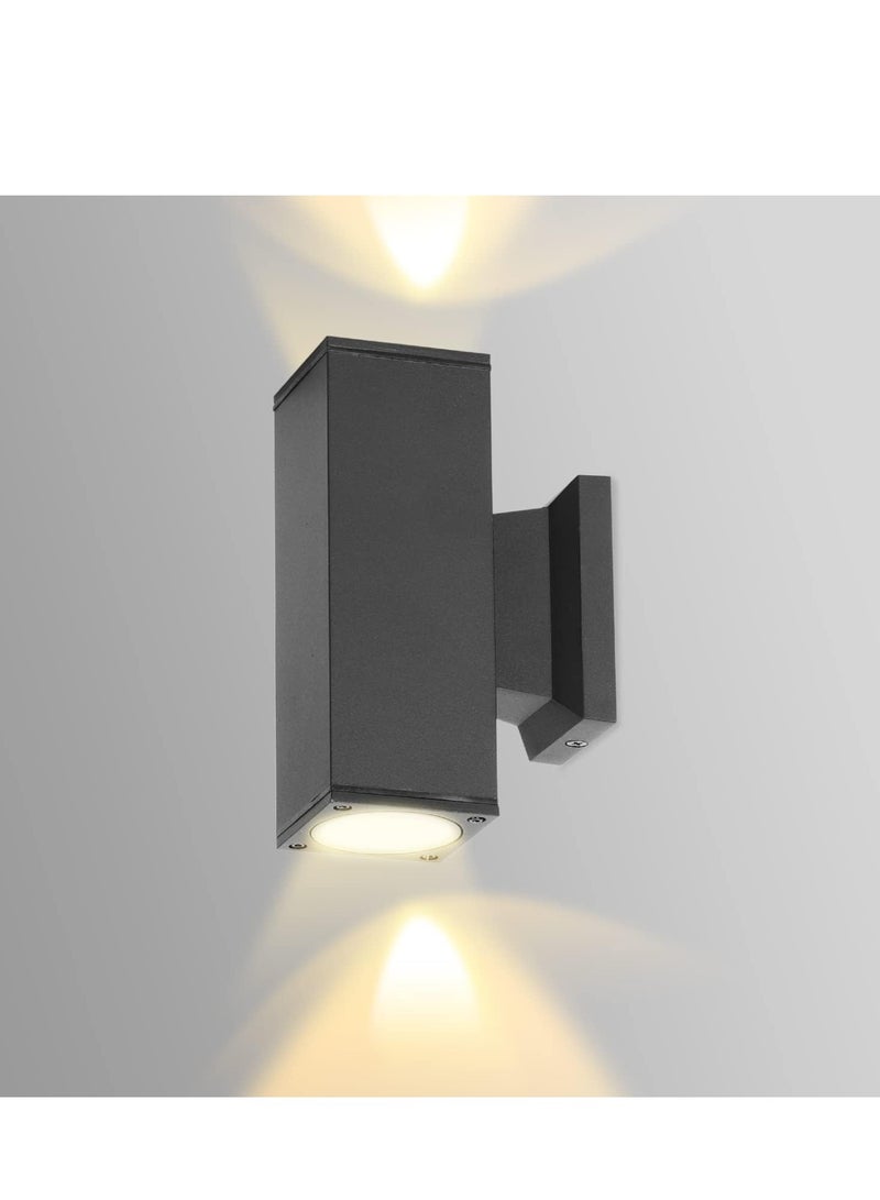 شروق الشمس ضوء الجدار الأسود الحديث في الهواء الطلق - Image 1