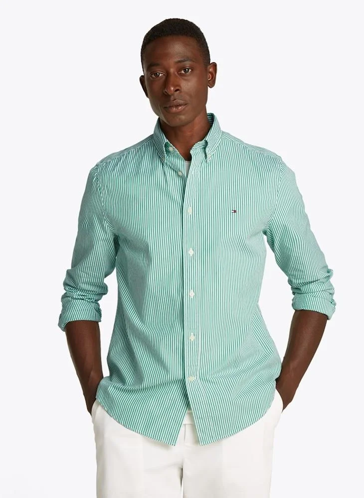 تومي هيلفيغر Flex Poplin Classic Regular Fit Shirt