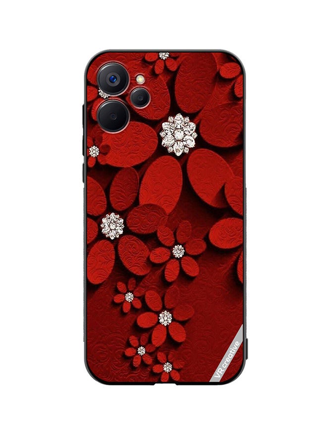VR CREATIVE Protective Case Cover For Realme 9i 5G Flower Design Multicolour - Image 1