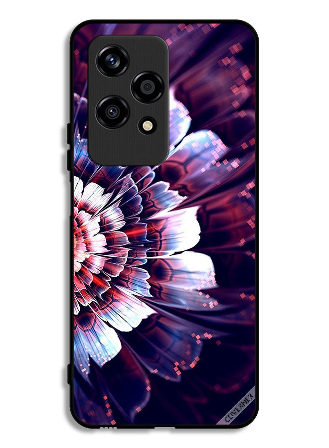 Covernex Honor 200 Lite 5G Protective Case Cover Reflected Big Flower On Left Side - Image 1