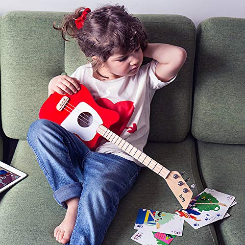 Loog Mini Acoustic kids Guitar for Beginners 3-strings Ages 3+ Learning app and lessons included - Image 3