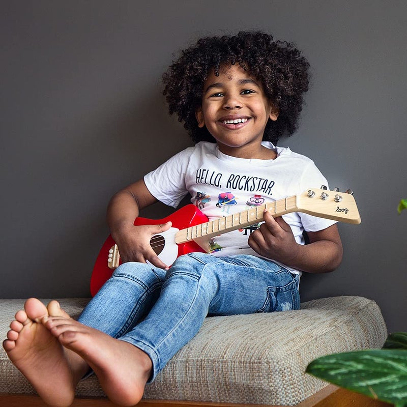 Loog Mini Acoustic kids Guitar for Beginners 3-strings Ages 3+ Learning app and lessons included - Image 4