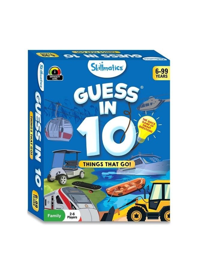 Skillmatics - Card Game : Guess In 10 Things That Go Gifts For Ages 6 And Up For Kids Super Fun For Travel And Family Game Night - Image 1