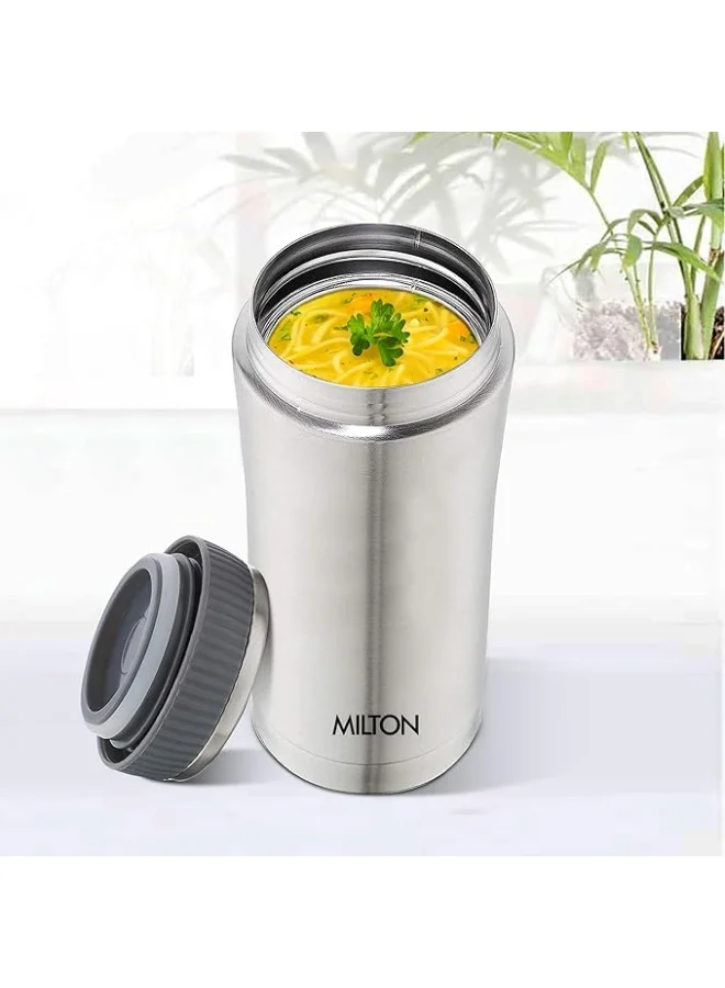 Milton Milton Optima 350 Thermosteel Hot and Cold Flask, 350 ml, Silver