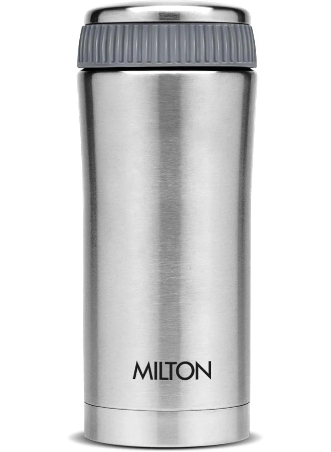 Milton Milton Optima 350 Thermosteel Hot and Cold Flask, 350 ml, Silver