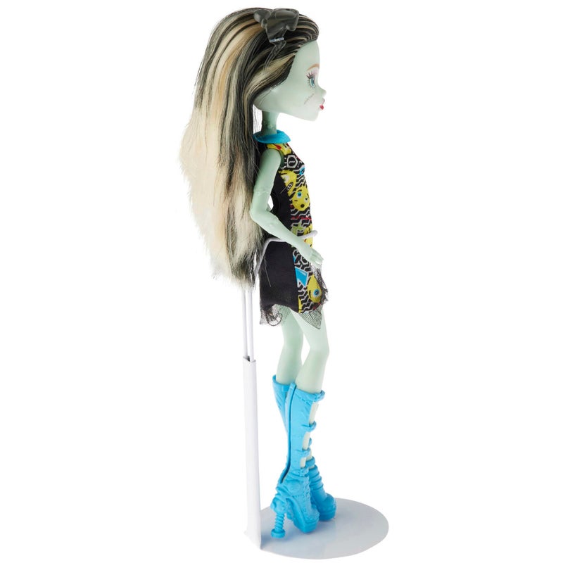 Plymor DSP-5125W White Adjustable Doll Stand, fits 10, 11, and 12 inch Slim Waist Dolls, Waist is 1.125" - 1.5" wide, 3.25" - 4" around - Image 2