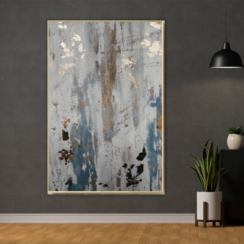 ماركتنا لوحة قماشية بتصميم مودرن مع برواز مجوف مقاس (40×60) قطعة واحدة - Image 1