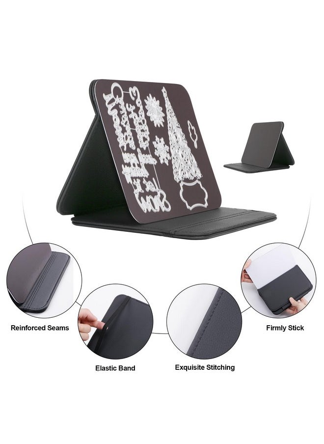 UNIMEIX UNIMEIX Crafter's Magnetic Craft Die Stand Craft Die Platform with Leather Case Magnetic Sheets for Dies Storage Supplies  - Image 3