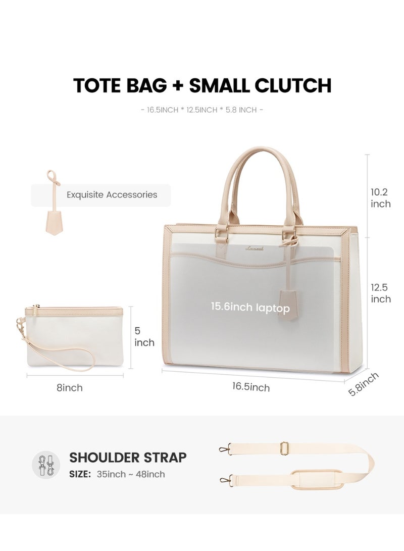 لوف فوك حقيبة لوففوك النسائية للكمبيوتر المحمول مع كلاتش - Image 5