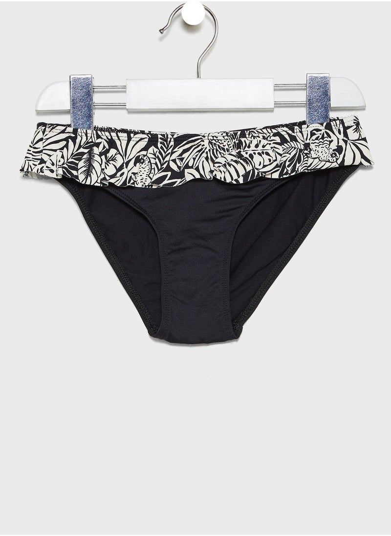 MANGO - Kids Ruffled Print Bikini - Image 1