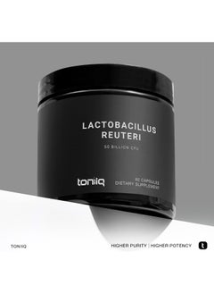 Toniiq 50 Billion Cfu Lactobacillus Reuteri Probiotic 50Mg Per Serving - L Reuteri Probiotics - Highest Cfu Count Lactobacillus Reuteri Probiotic - 60 Vegetarian Capsules - 60 Servings  - Image 3