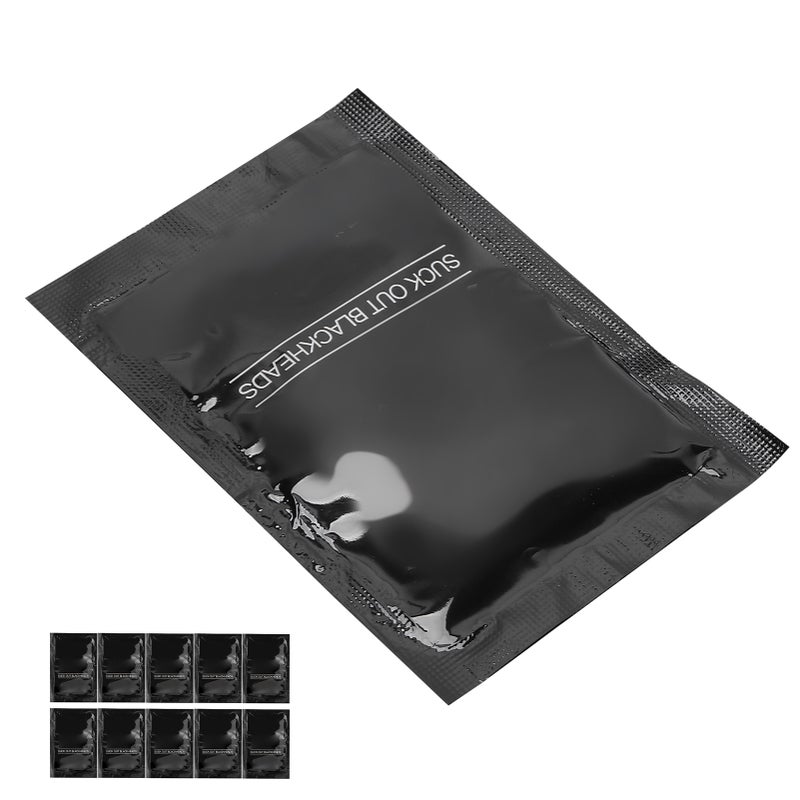 10pcs Bamboo Charcoal Blackhead Removal Nose Mask Skin Pore Cleansing Peel Off Mask 6g - Image 4