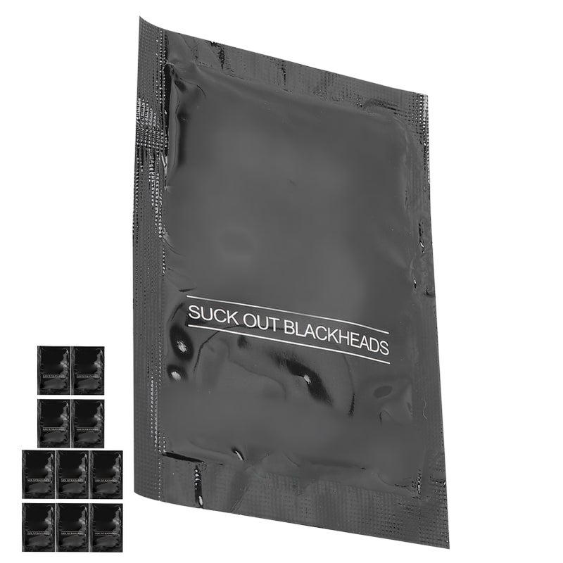 10pcs Bamboo Charcoal Blackhead Removal Nose Mask Skin Pore Cleansing Peel Off Mask 6g - Image 5
