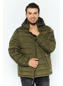 Men Quilted Puffer Jacket, Olive - pzsku/Z50A44AA608B1FC3A0A2BZ/45/_/1737642209/40bfe8a1-b5c6-48f7-93d2-ef27d30e5578