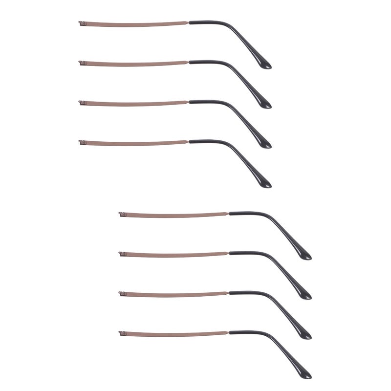 4 Pairs Eyewear Legs Glasses Legs Metal Eyeglasses Glasses Replacement Temple Arms - Image 1