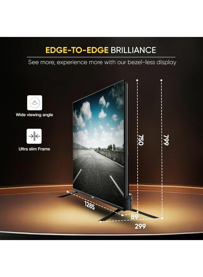 NIKAI 58 Inch 4K QLED Ultra HD Smart Google TV, 60Hz, Hands-Free Voice Control, Game Master, Dolby Vision + Atmos, 4K HDR10+, Effortless Connectivity With Android & Apple Devices, 2 Years Warranty NPROG60QLED Gamut - Image 3