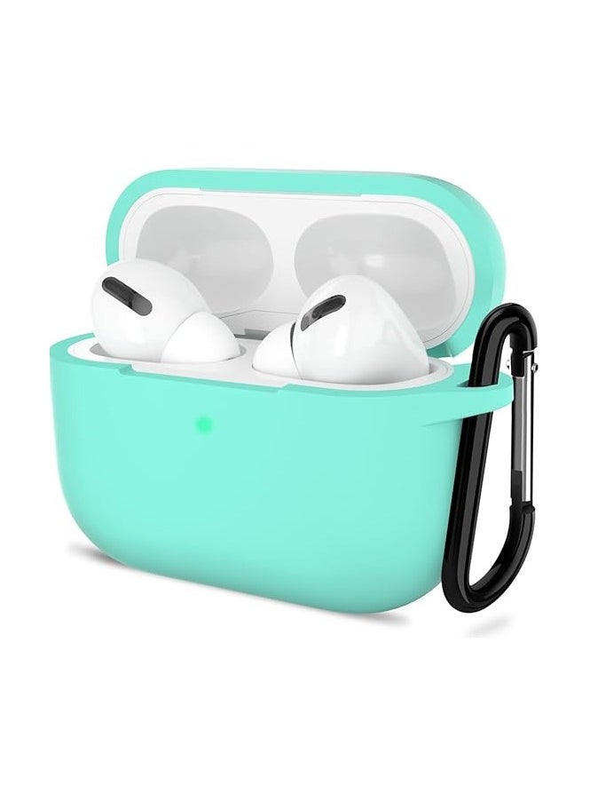 wexon Protective Shockproof Silicone Case Cover for Apple AirPods pro (1/2 Generation)  Mint Green  - Image 1