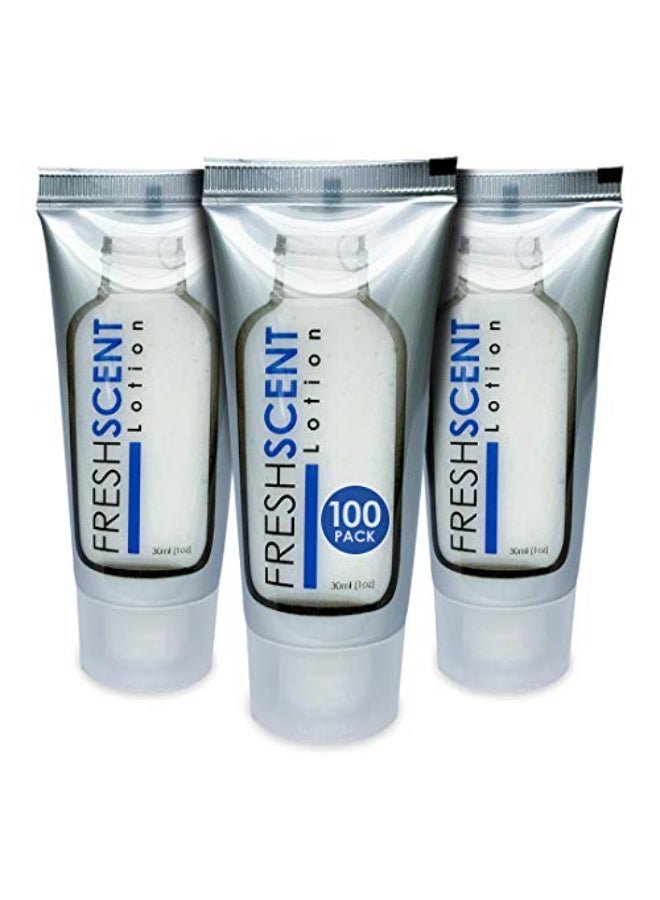 Freshscent Lotion 1oz 100 Pack Hotel Travel Size Bulk Amenities and Toiletries for Hospitality - Image 1