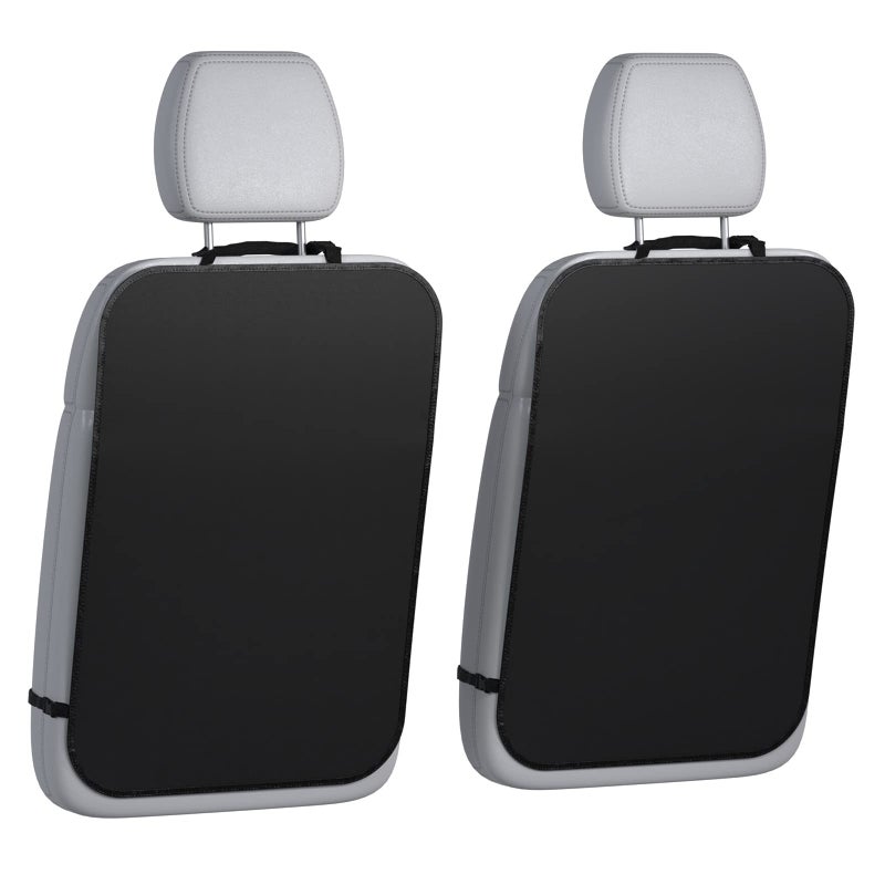 lebogner Back Seat Cover for Kids, 2 Pack X-Large Waterproof Kick Mats Backseat Protector, Durable Car Seat Back Protectors for Vehicles to Protect from Dirt, Mud & Scratches, Fits Most SUVs and Vans - Image 1
