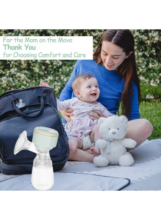 لطف وحضن مضخة ثدي كهربائية – قابلة للارتداء، بدون استخدام اليدين وقابلة لإعادة الشحن، مع شفط هادئ وخالٍ من الألم، محمولة وخالية من مادة BPA. مرفقة مع فوط تغيير الأطفال Cute 'n' Cuddle (عبوة 60، مقاس 60×90 سم، باللون الوردي) – ناعمة، فائقة الامتصاص ومقاومة للماء. - Image 3