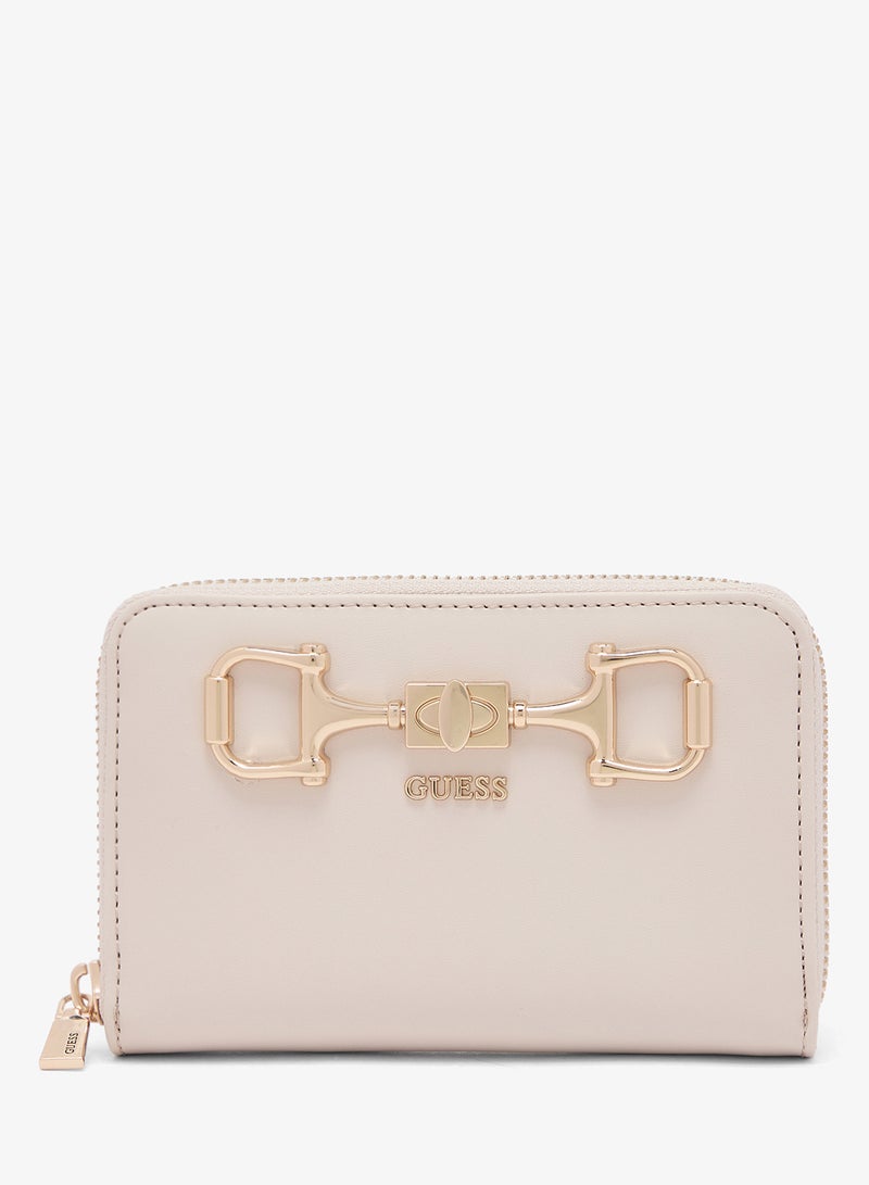 GUESS Janie Medium Zip Around Bi-Fold Wallet - Image 1
