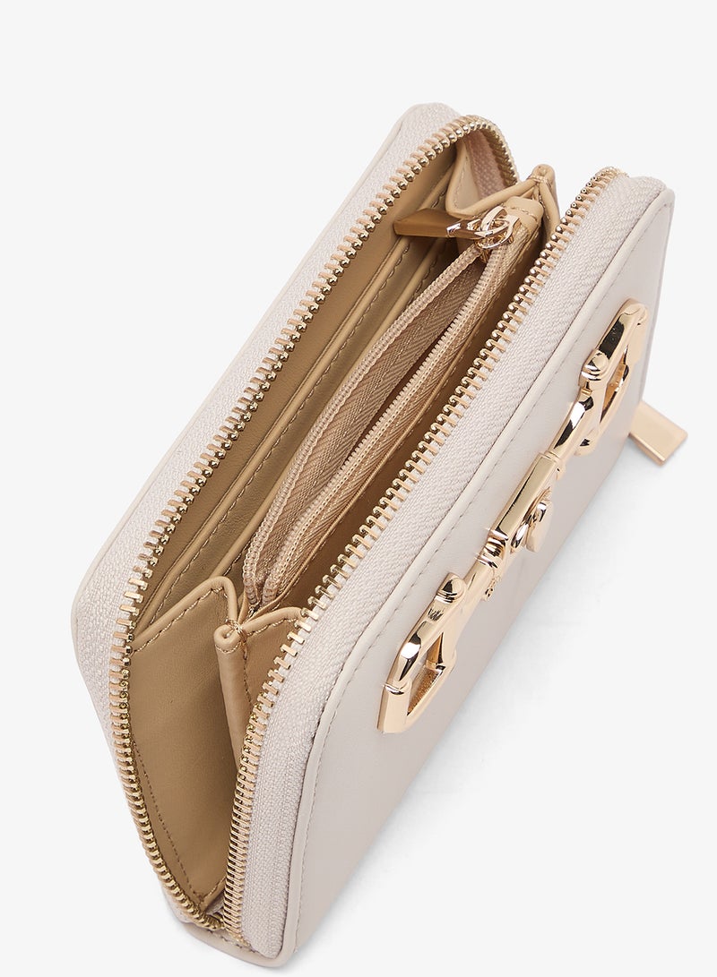 GUESS Janie Medium Zip Around Bi-Fold Wallet - Image 4