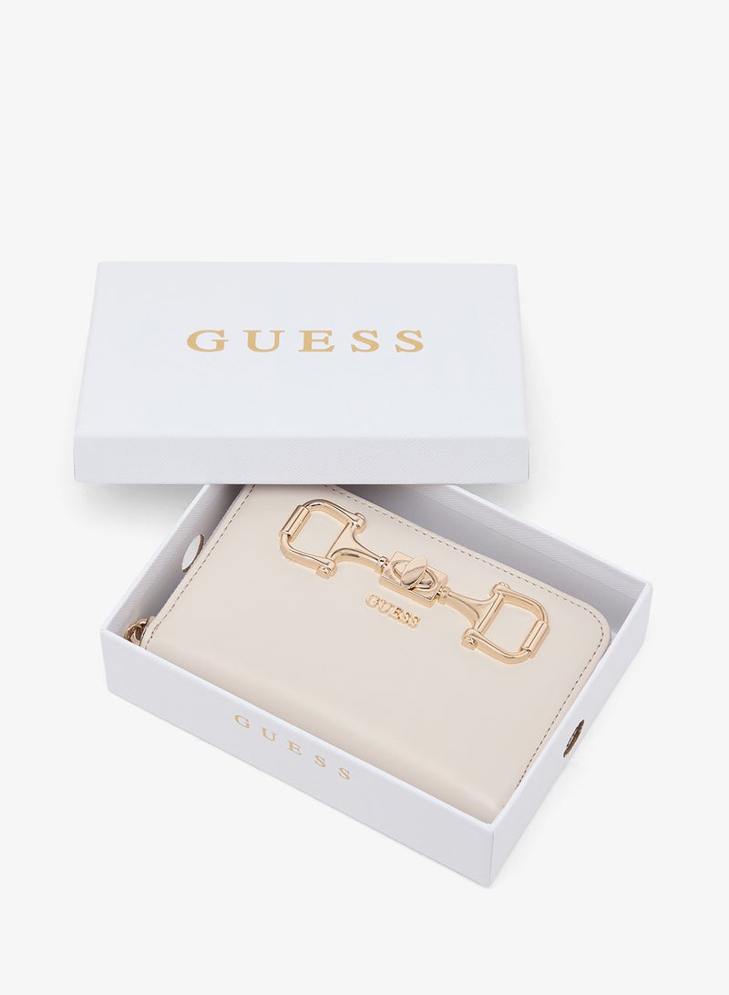 GUESS Janie Medium Zip Around Bi-Fold Wallet - Image 5
