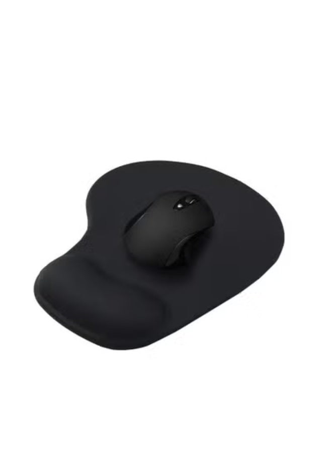 Terabyte Gel Mouse Pad with Wrist Rest Support Black - Image 1