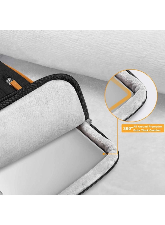 موسيسو حقيبة كتف واقية للكمبيوتر المحمول من موسيسو 360، حقائب كمبيوتر مقاس 15-15.6 بوصة متوافقة مع ماك بوك برو 16 بوصة، إتش بي، ديل، لينوفو، أسوس نوت بوك، حقيبة رسول مفتوحة من الجانب مع 4 جيوب بسحاب، لون أسود - Image 3