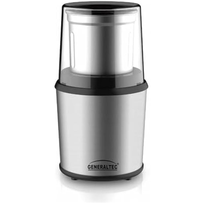 GENERALTEC 200W Coffee Mill  Model Gka90Cg  75G Removable Grinder Jar  Stainless Steel Blade  Housing  Overheat Protection  1Year Warranty - Image 1