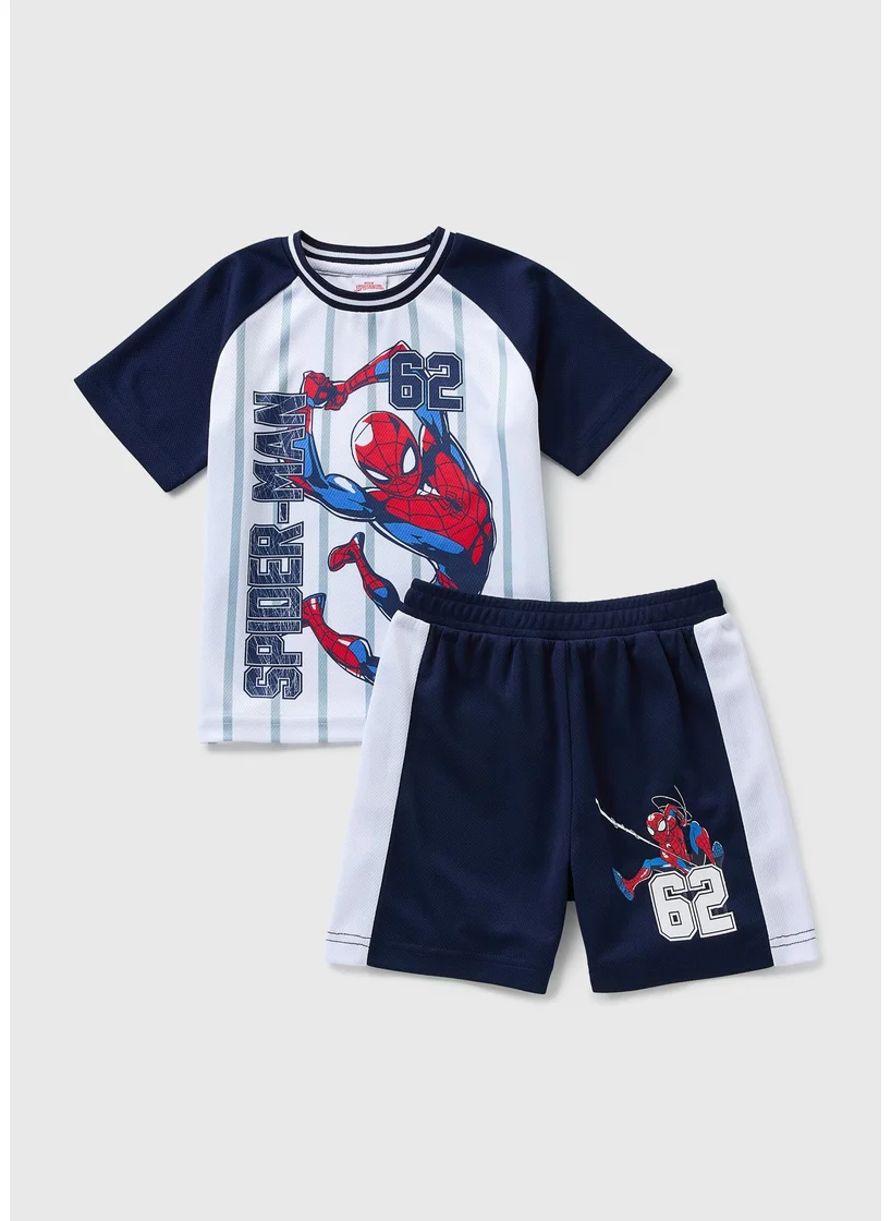 Matalan Spiderman Boys Navy Sports Set