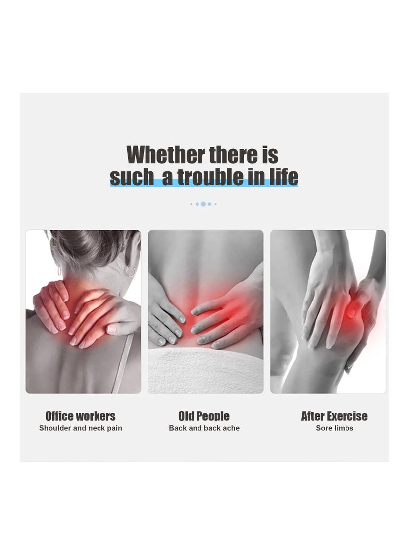 Portable Whole Body Massager - Mini Neck Pads for Cervical Spine Relief, Perfect for Shoulders, Back, Waist, Arms & Legs (2PCS) - Image 3