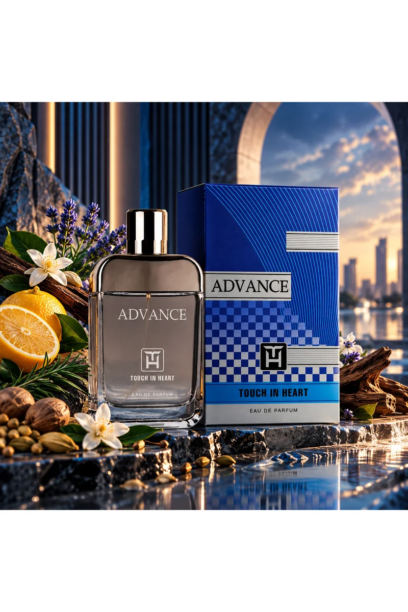 محبوب للعطور Advance Eau de Parfum 100ml | Fresh Citrus, Spicy & Woody Fragrance | Modern Scent Choice